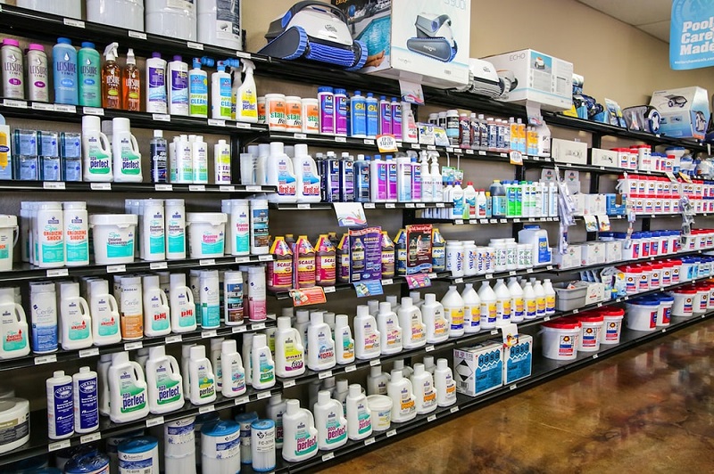 swimming pool supply stores