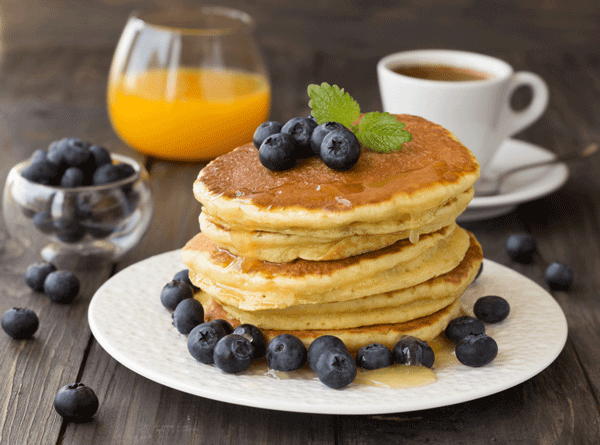 Protein-&-Blueberry-Pancakes