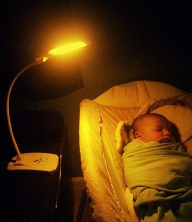 Amber night light for babies