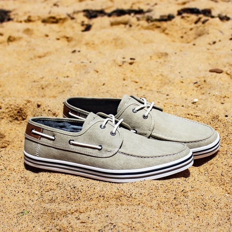 DUSTIN BOAT SHOES SAND